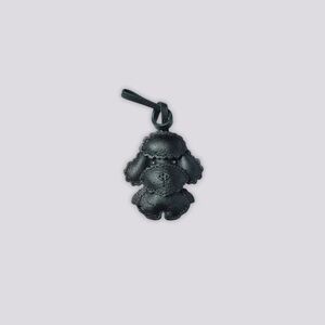 Black Poodle Keychain